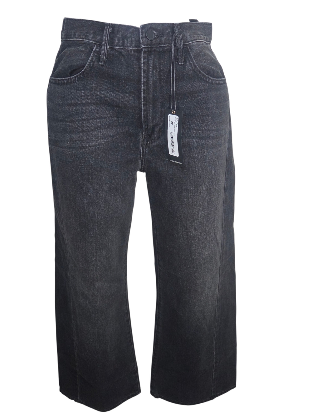 Just Black Washed Black Relaxed Wide-Leg Jeans. Size 29